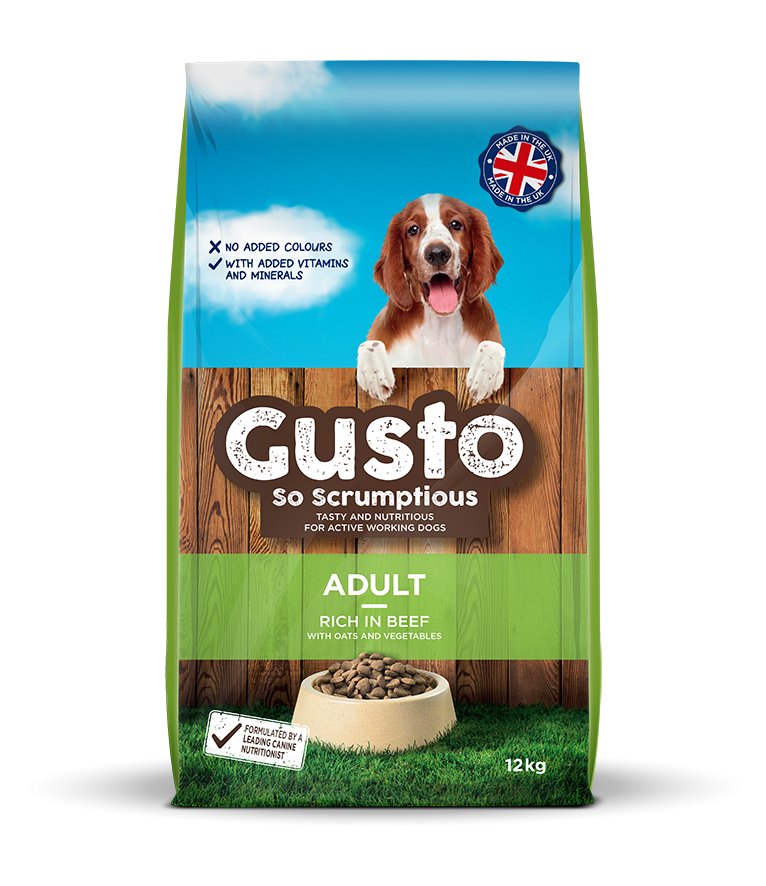 Gusto Adult Dry Dog Food - 12kg